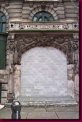 The Entrance to the Lenox Hotel