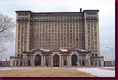 Front View of the Michigan Central Railroad Station