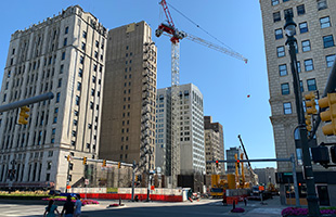 TCF Bank Construction Detroit